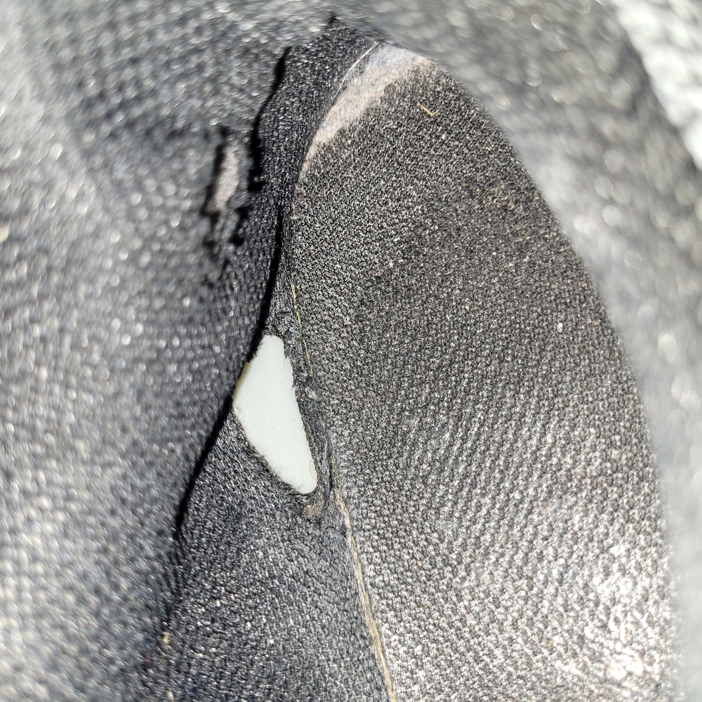 Asics GEL Venture 8 Trail Running shoes, Grey/Red/Black, 101B396, Men's sz 10.5 - Picture 12 of 14